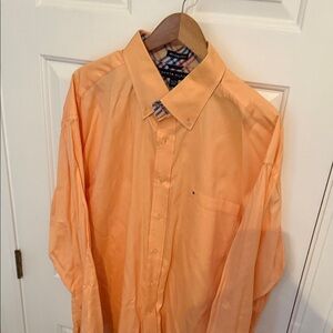Tommy Hilfiger Men's Peach Dress Shirt